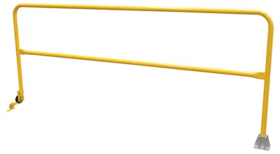 Vestil SSG-9 economical safety swing gate shown from an alternate angle