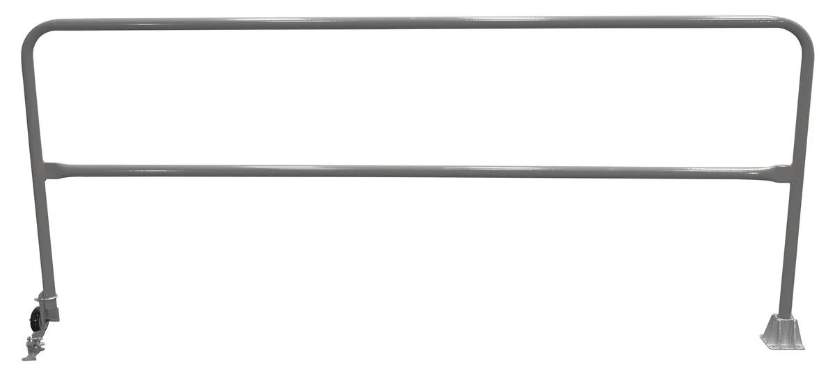 Vestil SSG-9-GYSG economical safety swing gate