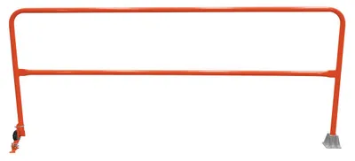 Vestil Steel Dock Safety Swing Gate 9 Ft. Length Orange