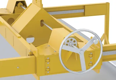 Vestil SSL-2086-10 steel sheet lifter shown from an alternate angle