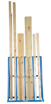 Vestil SSRT-47 vertical storage rack shown from an alternate angle