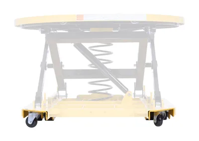 Vestil SST-45-CK-GFN spring scissor table shown from an alternate angle
