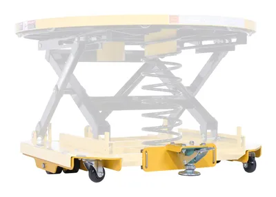 Vestil SST-45-CK-GFN spring scissor table shown from an alternate angle