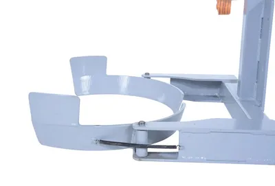 Vestil STA-ATT-DGP-55 counter balanced narrow stacker w multi-use attachment shown from an alternate angle