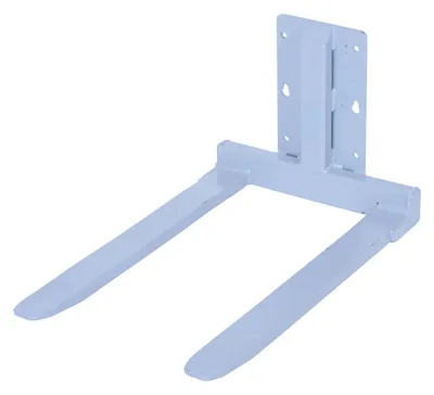 Vestil Steel Counter Balanced Power Lift Fixed 30" Forks Attachment 600 Lb. Capacity Gray
