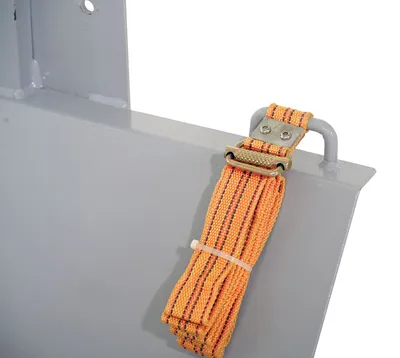 Vestil STA-ATT-RLFT-30 counter balanced narrow stacker w multi-use attachment shown from an alternate angle
