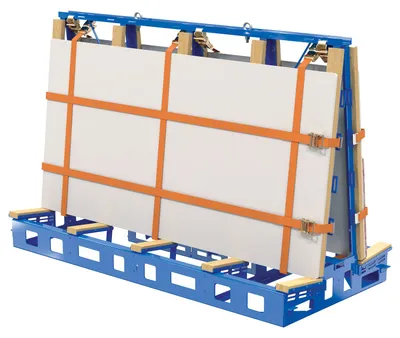 Vestil STR-S-9764-4 slab transport rack shown from an alternate angle