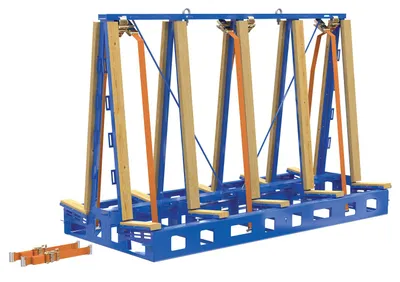 Vestil STR-S-9764-4 slab transport rack