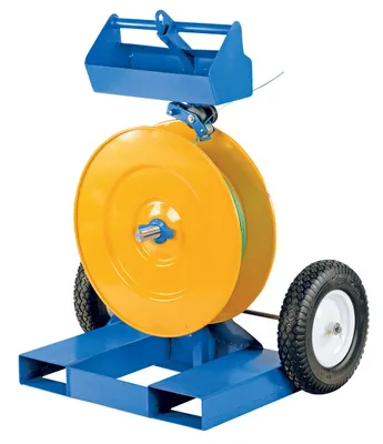 Vestil STRAP-FP heavy-duty banding cart