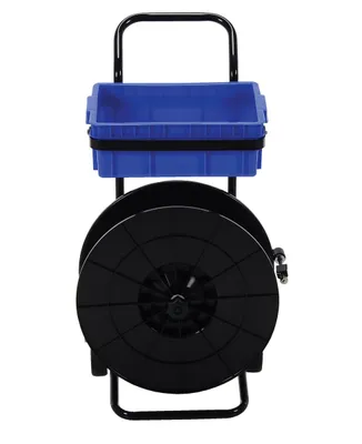 Vestil STRAP-PS-P strapping cart shown from an alternate angle