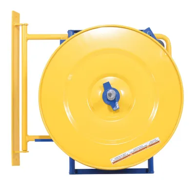 Vestil STRAP-WALL wall-mounted strapping dispenser shown from an alternate angle