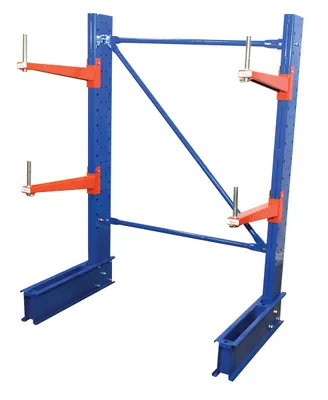 Vestil SU-C-6-24-SET cantilever rack kit shown from an alternate angle
