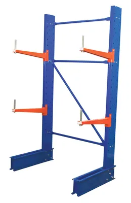 Vestil SU-C-8-24-SET cantilever rack kit shown from an alternate angle