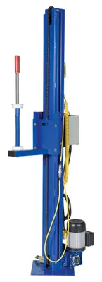 Vestil SWA-5460-PMO medium duty powered stretch wrap machine shown from an alternate angle