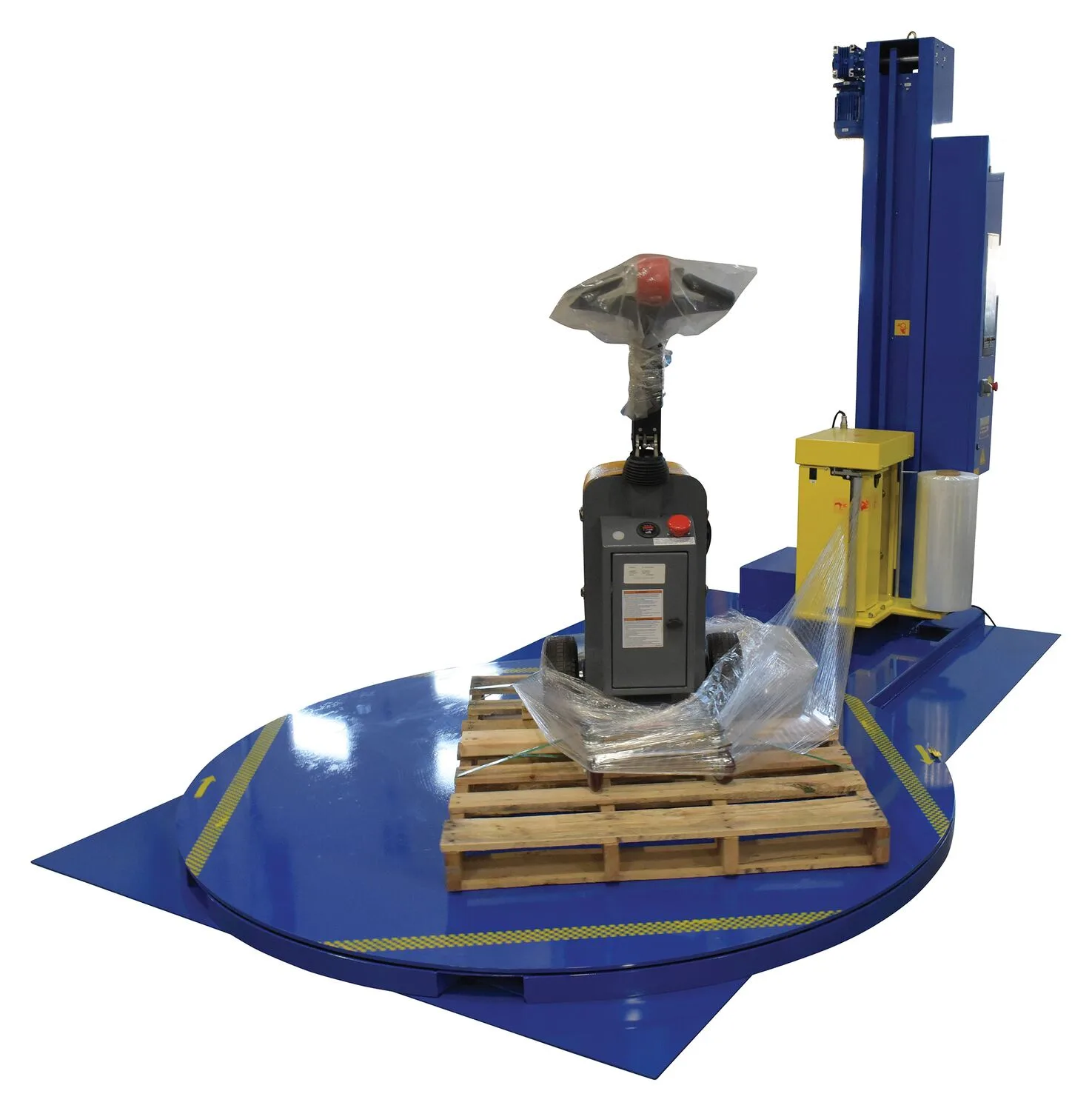 Vestil SWA-82-AW medium duty high performance auto-wrap stretch wrap machine