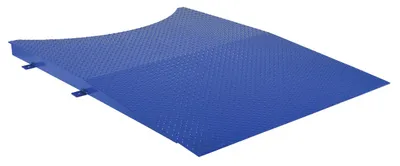 Vestil Steel Approach Ramp 48 In. x 60 In. 4,000 Lb. Capacity Blue For Use With Model SWA-60-AW