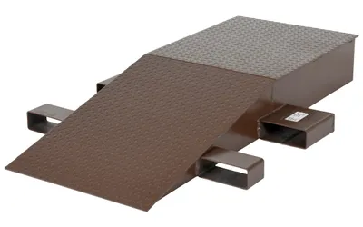 Vestil SWR-24-8-60 steel wheel riser shown from an alternate angle