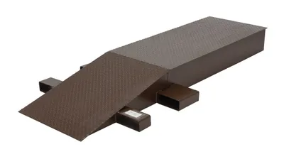 Vestil SWR-24-8-84 steel wheel riser shown from an alternate angle