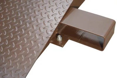 Vestil SWR-ABRK steel wheel riser shown from an alternate angle
