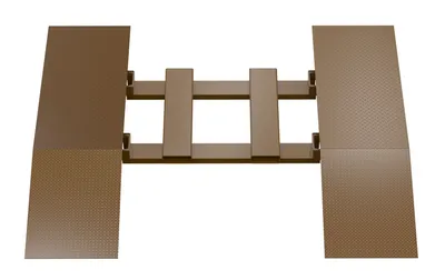 Vestil SWR-CPL-24-8-84 steel wheel riser with central fork pocket shown from an alternate angle