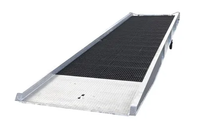 Vestil SY-167230 aluminum yard ramp shown from an alternate angle