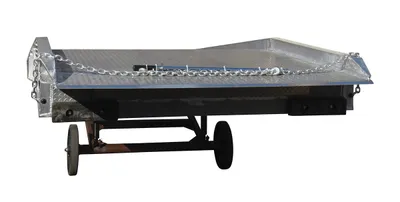 Vestil SY-208436-L aluminum yard ramp shown from an alternate angle