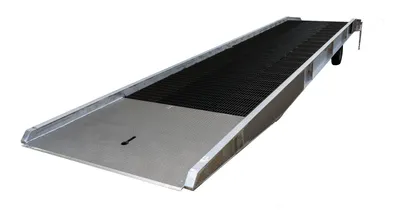 Vestil SY-258436-L aluminum yard ramp shown from an alternate angle