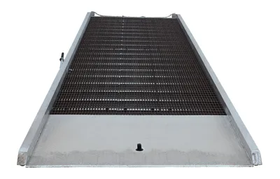 Vestil SY-259336-L aluminum yard ramp shown from an alternate angle