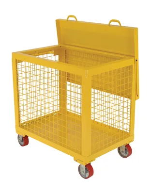 Vestil TBS-2436-XM-13 expanded wire toolbox shown from an alternate angle