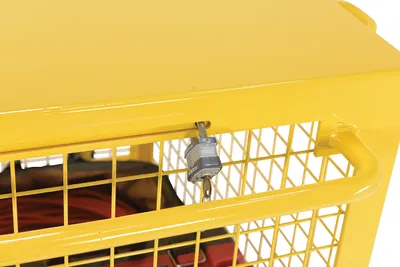 Vestil TBS-2436-XM-13 expanded wire toolbox shown from an alternate angle