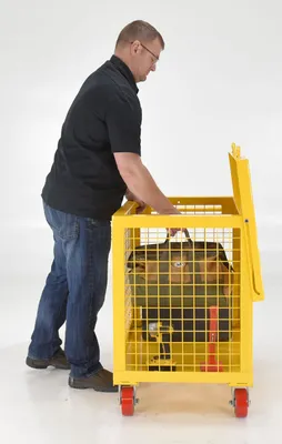 Vestil TBS-2436-XM-13 expanded wire toolbox shown from an alternate angle
