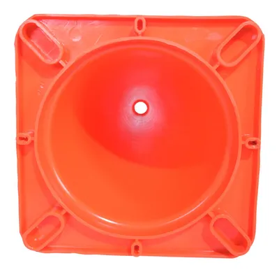 Vestil TC-28-SD traffic cone shown from an alternate angle