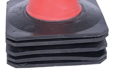 Vestil TC-30-5PK traffic cone shown from an alternate angle