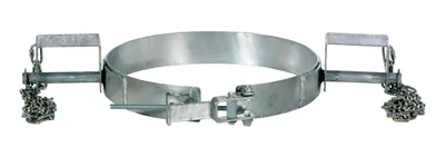 Vestil TDR-30-G tilting drum ring shown from an alternate angle