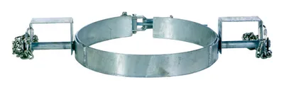 Vestil TDR-30-G tilting drum ring shown from an alternate angle