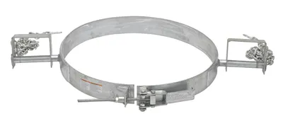 Vestil TDR-55-G tilting drum ring shown from an alternate angle