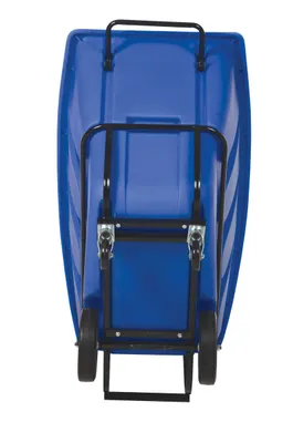 Vestil TDT-100-HD-BLUE tilt truck shown from an alternate angle