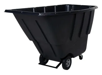 Vestil TDT-100-LD-BLACK tilt truck shown from an alternate angle