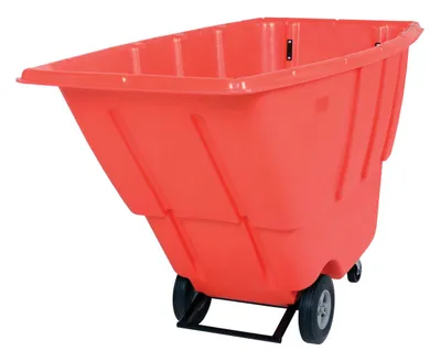 Vestil TDT-100-LD-RED tilt truck shown from an alternate angle