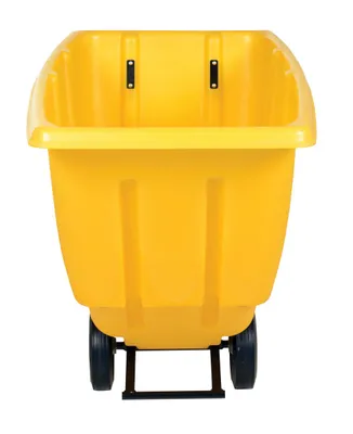 Vestil TDT-50-LD-YELLOW tilt truck shown from an alternate angle