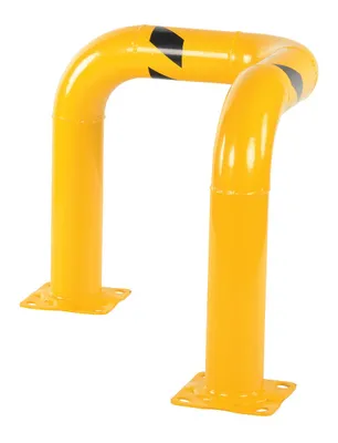 Vestil TEG-24-24-4 90 degree triple elbow guard shown from an alternate angle
