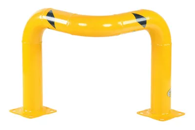 Vestil TEG-24-24-4 90 degree triple elbow guard shown from an alternate angle