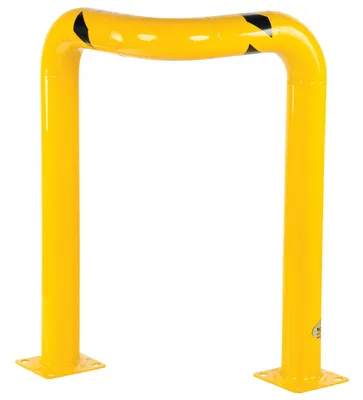 Vestil TEG-24-42-4 90 degree triple elbow guard shown from an alternate angle