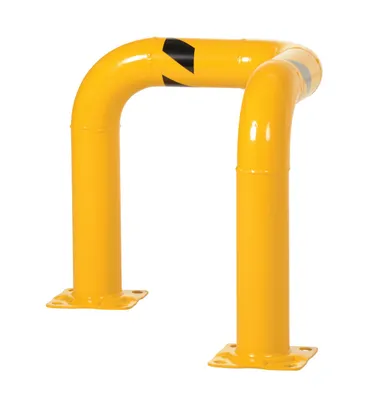 Vestil TEG-30-36-4 90 degree triple elbow guard shown from an alternate angle