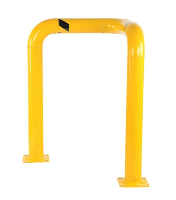 Vestil TEG-30-42-4 90 degree triple elbow guard shown from an alternate angle