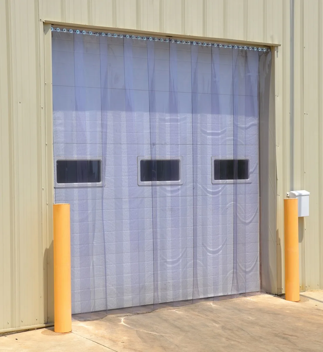 Vestil TG-1200-S-H-96-120LT vinyl strip door