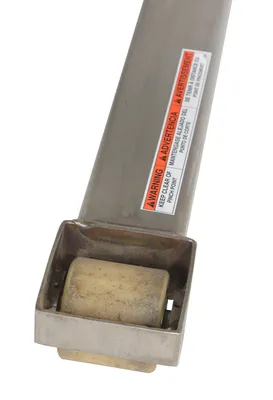 Vestil TM-22-DC-SS dc powered tilt master shown from an alternate angle