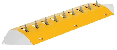 Vestil TSPIKE-39 spiked (anti-backup) speed bump shown from an alternate angle