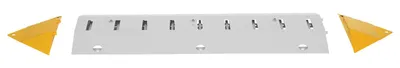 Vestil TSPIKE-EC spiked (anti-backup) speed bump shown from an alternate angle