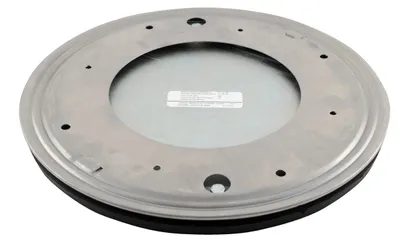 Vestil TT-12-7/8 heavy-duty manual turntable shown from an alternate angle